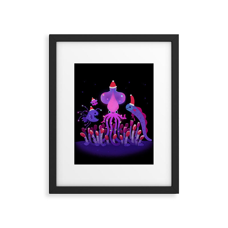 Christmas in the deep sea Framed Art Print Gallery Image 6