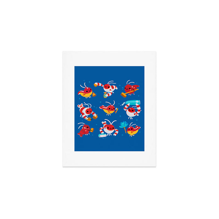 Cleaner shrimp Art Print Gallery Image 1
