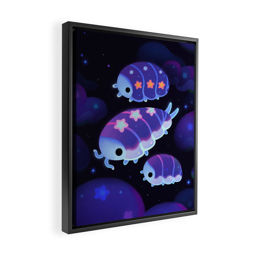 Cloud isopod - Starry night Framed Canvas Print Gallery Image 2