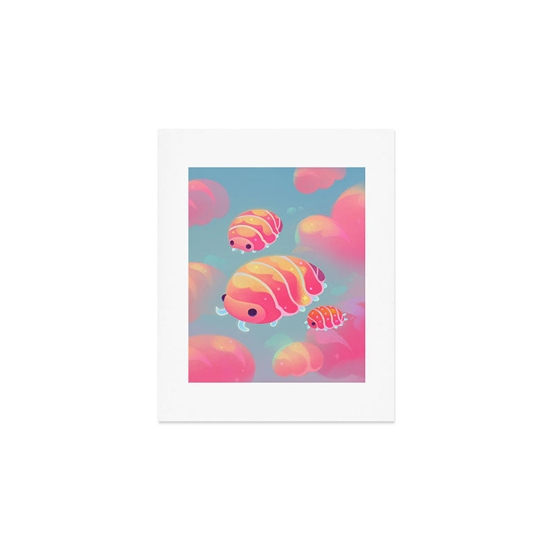 Cloud isopod - sunset Art Print Gallery Image 1