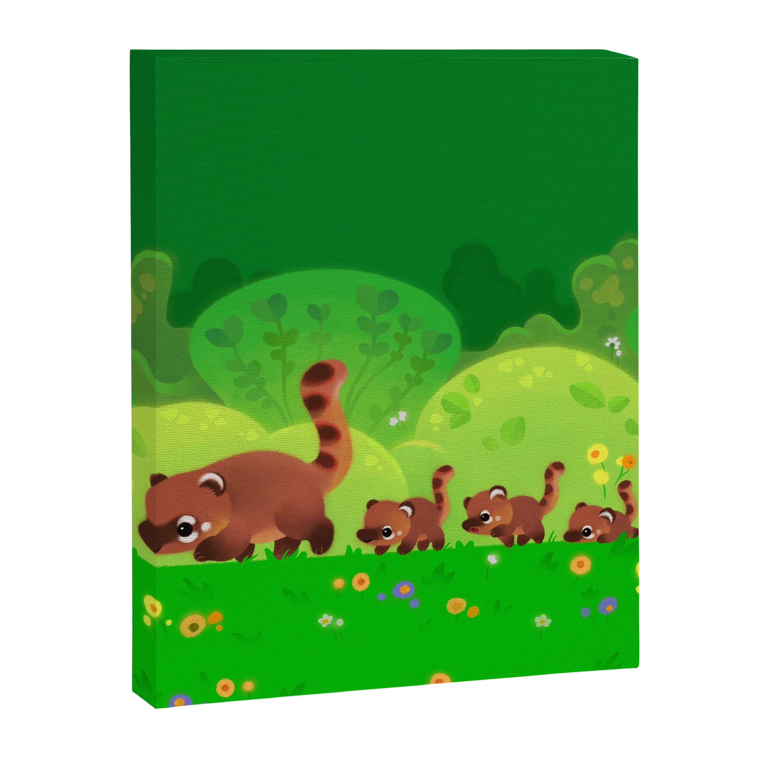 Coati family Canvas Print Gallery Image 8