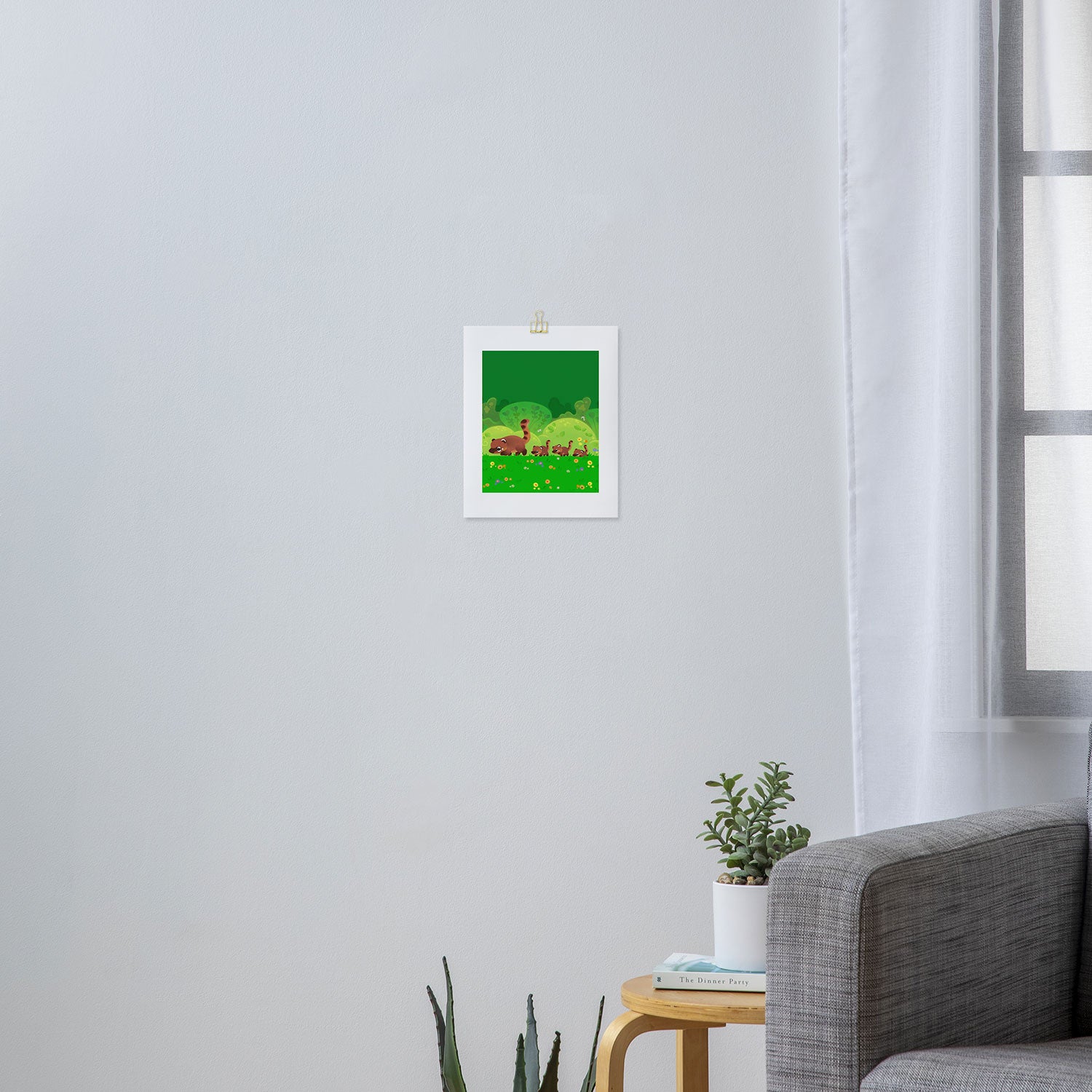 Coati family Art Print Gallery Image 3