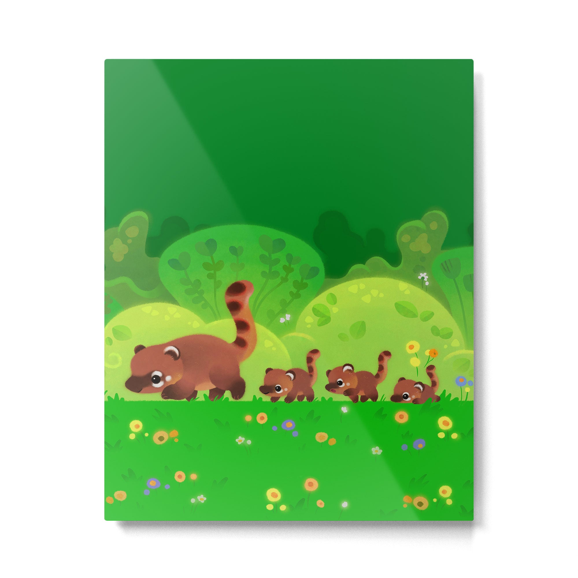 Coati family Metal Print Gallery Image 6