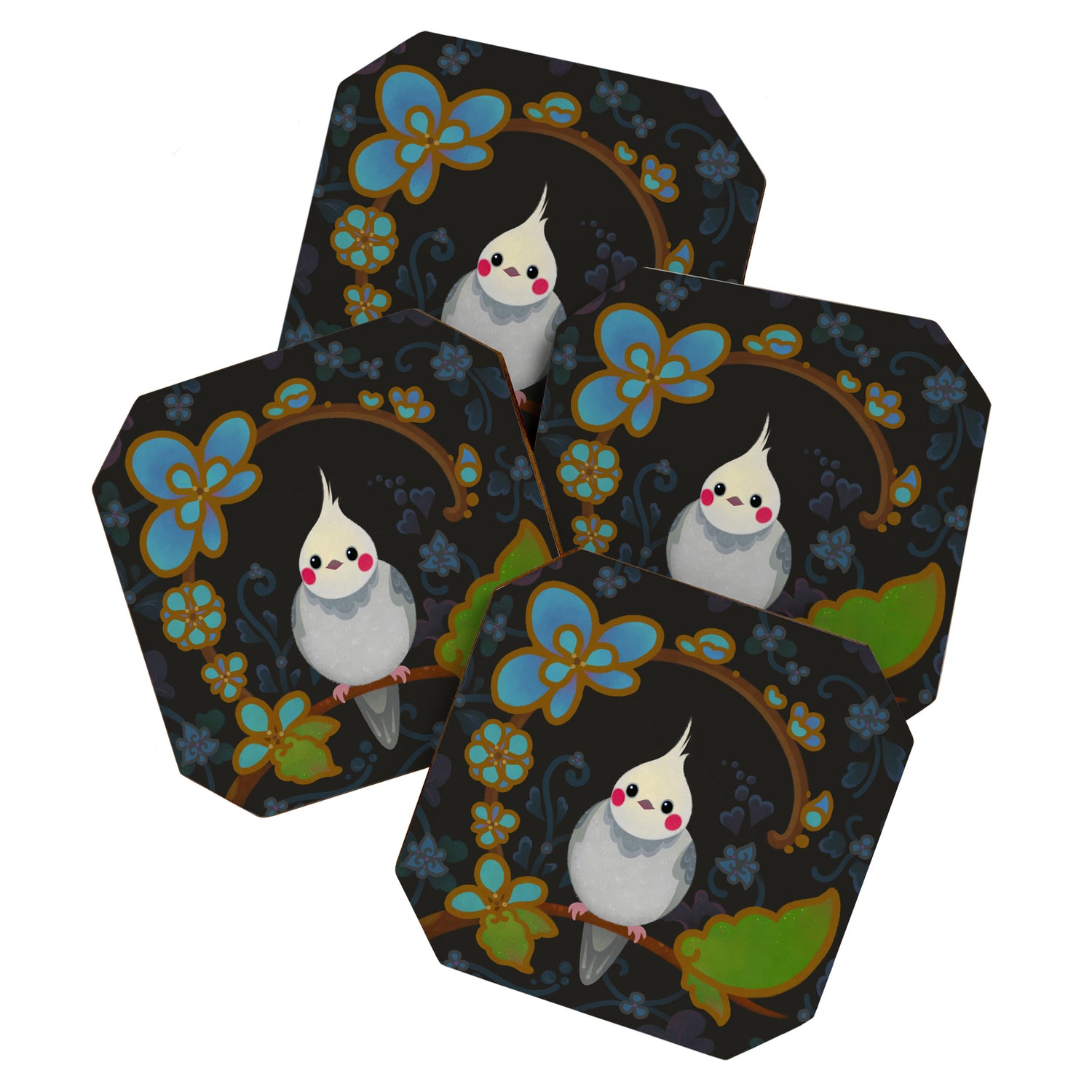 Cockatiel Coaster Gallery Image 1