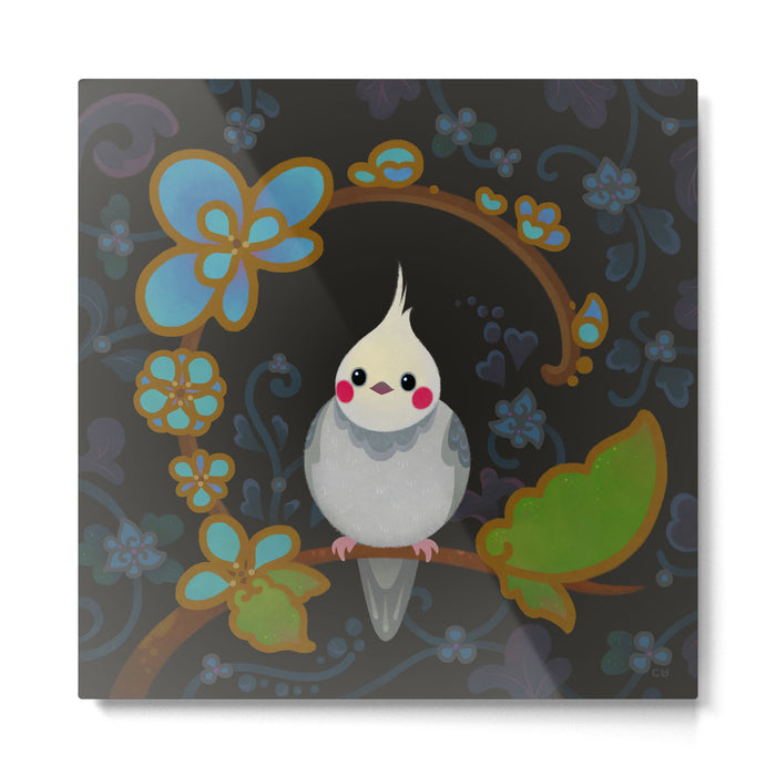 Cockatiel Metal Print Gallery Image 1