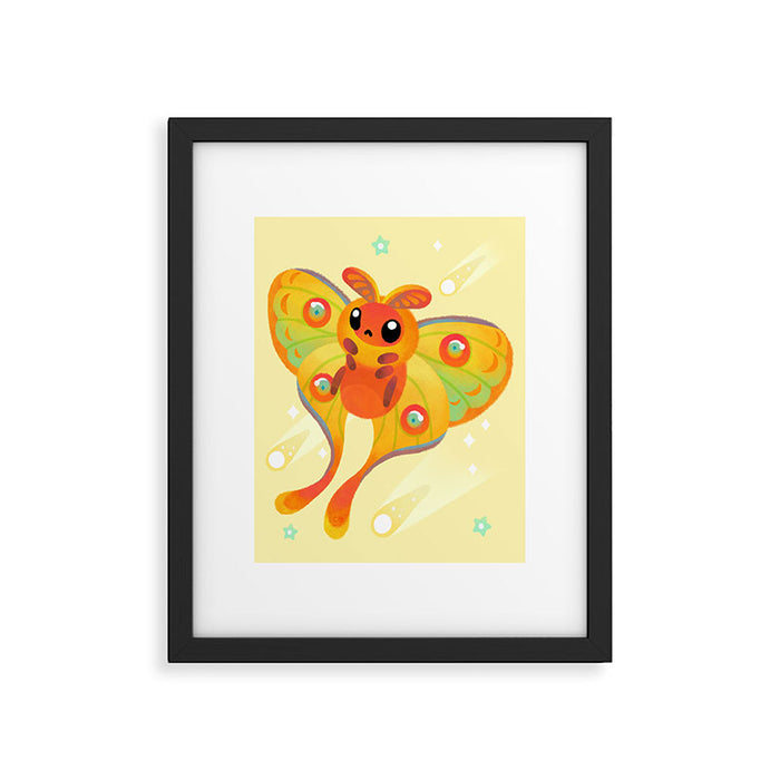 Comet Moth Framed Art Print Gallery Image 1