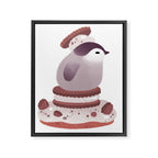 Cookie & cream & penguin Framed Canvas Print Gallery Image 6