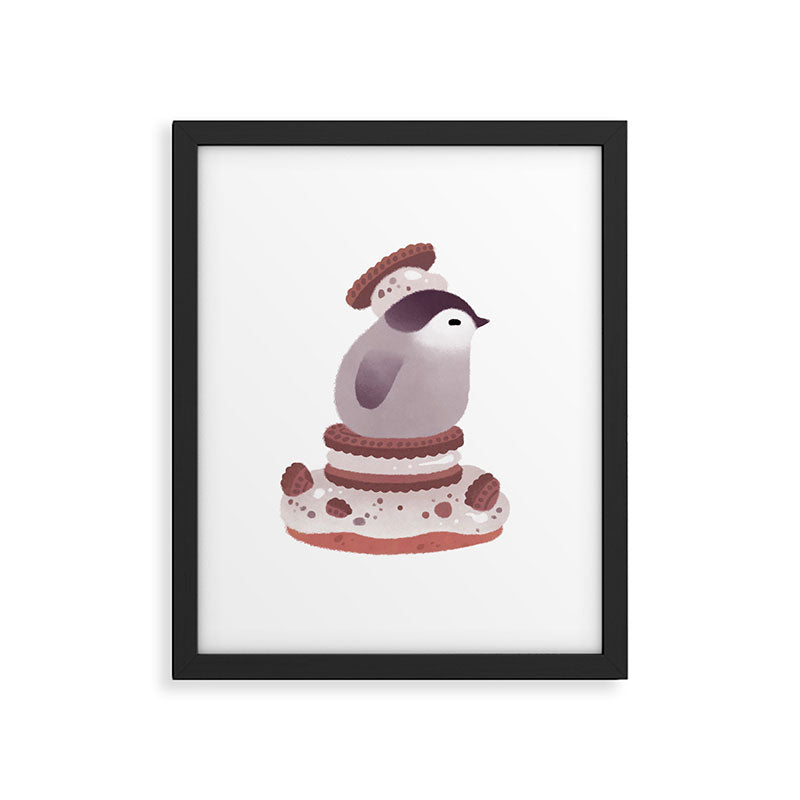Cookie & cream & penguin Framed Art Print Gallery Image 5