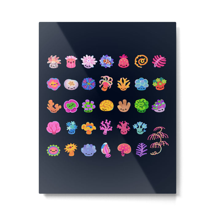 Coral (Anthozoa) Metal Print Gallery Image 1