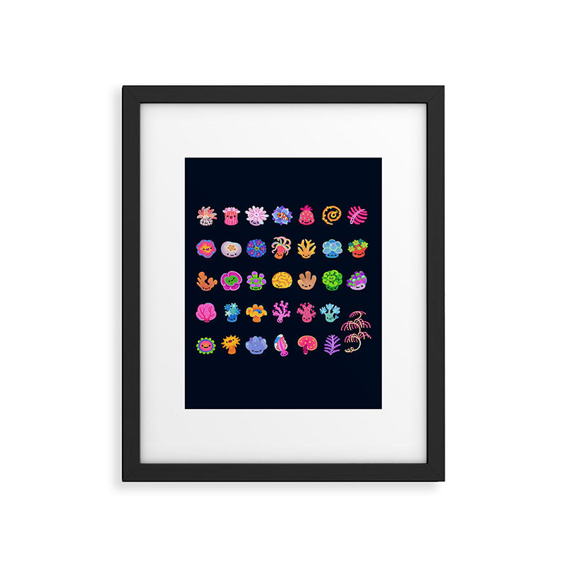 Coral (Anthozoa) Framed Art Print Gallery Image 6