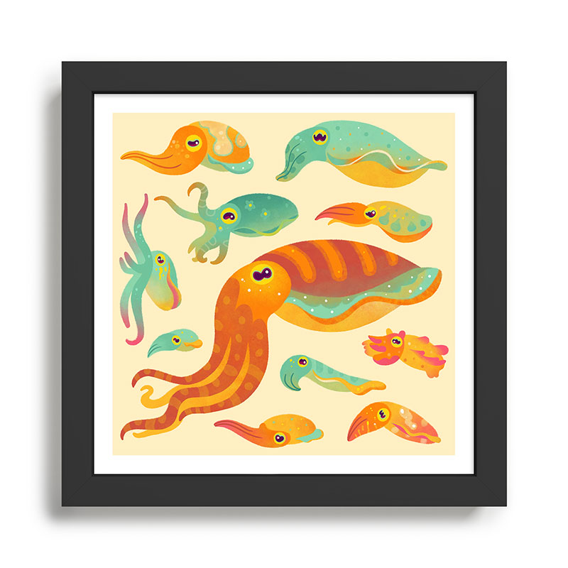 Cuttlefish Framed Art Print Gallery Image 1