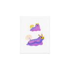 Dandelion slug Art Print Gallery Image 1