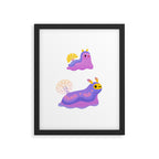 Dandelion slug Framed Art Print Gallery Image 5