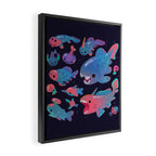 Devonian baby - dark Framed Canvas Print Gallery Image 2