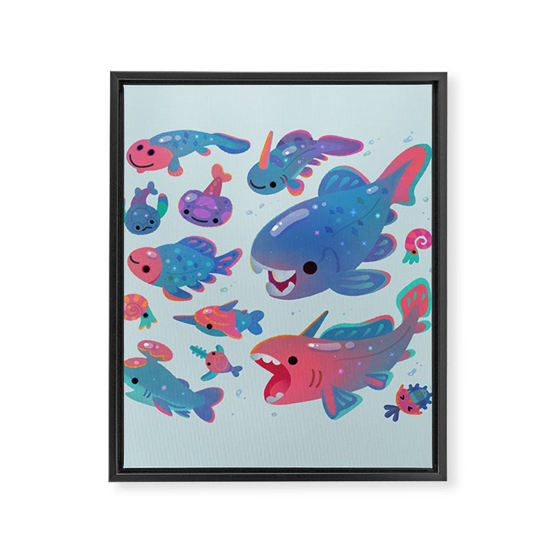 Devonian baby Framed Canvas Print Gallery Image 6