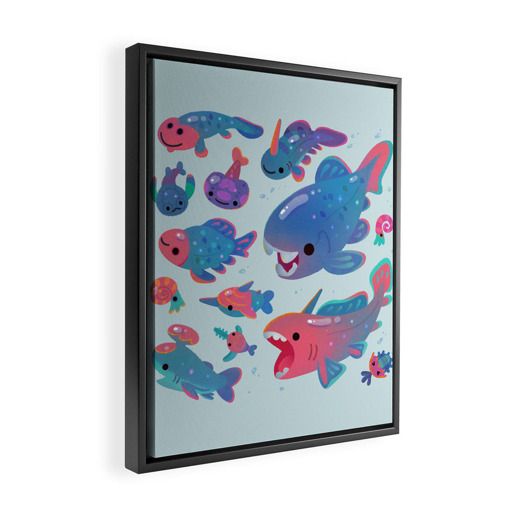 Devonian baby Framed Canvas Print Gallery Image 2