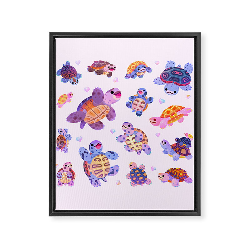 Diamondback terrapin Framed Canvas Print Gallery Image 8