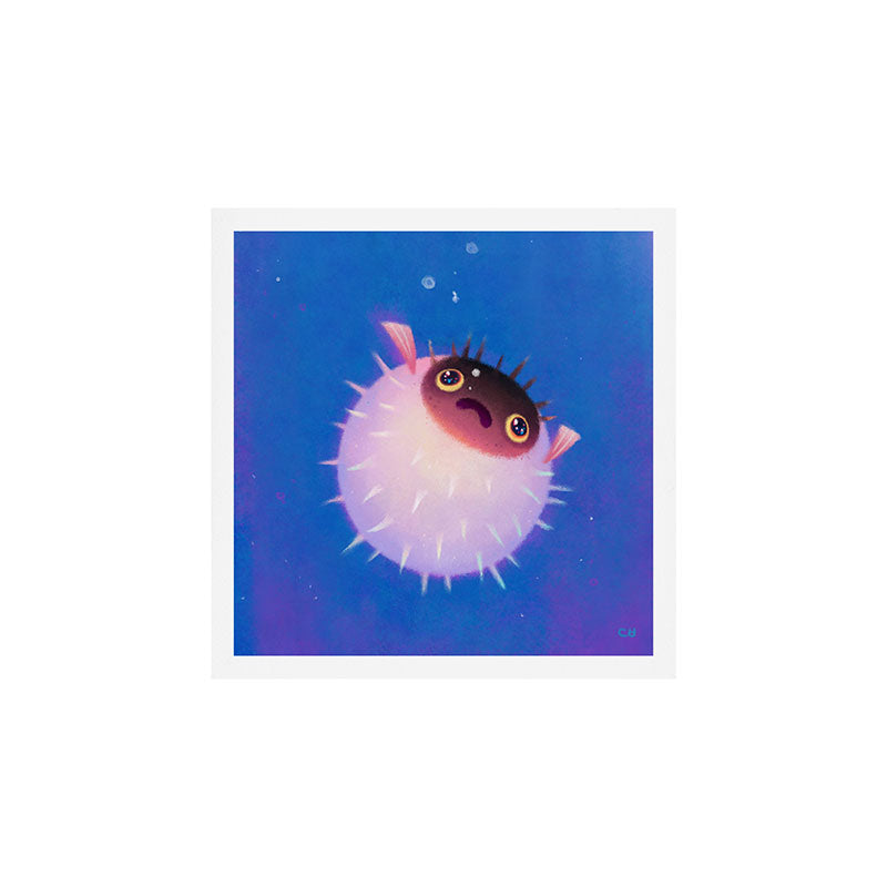 Drifting puffer Art Print Gallery Image 1