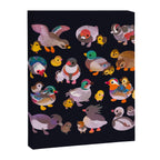Duck and Duckling - dark Canvas Print Gallery Image 6