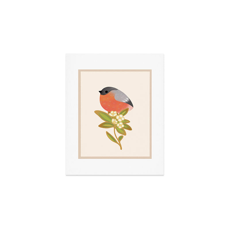 Eurasian bullfinch Art Print Gallery Image 1
