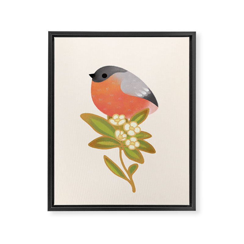 Eurasian bullfinch Framed Canvas Print Gallery Image 6