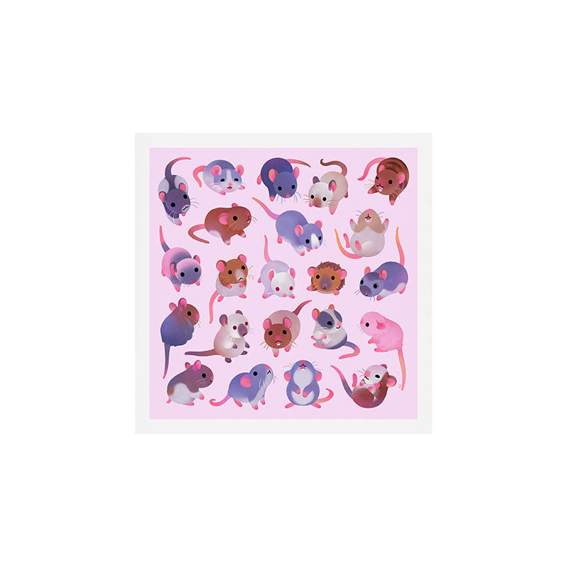 Fancy rat Art Print Gallery Image 1
