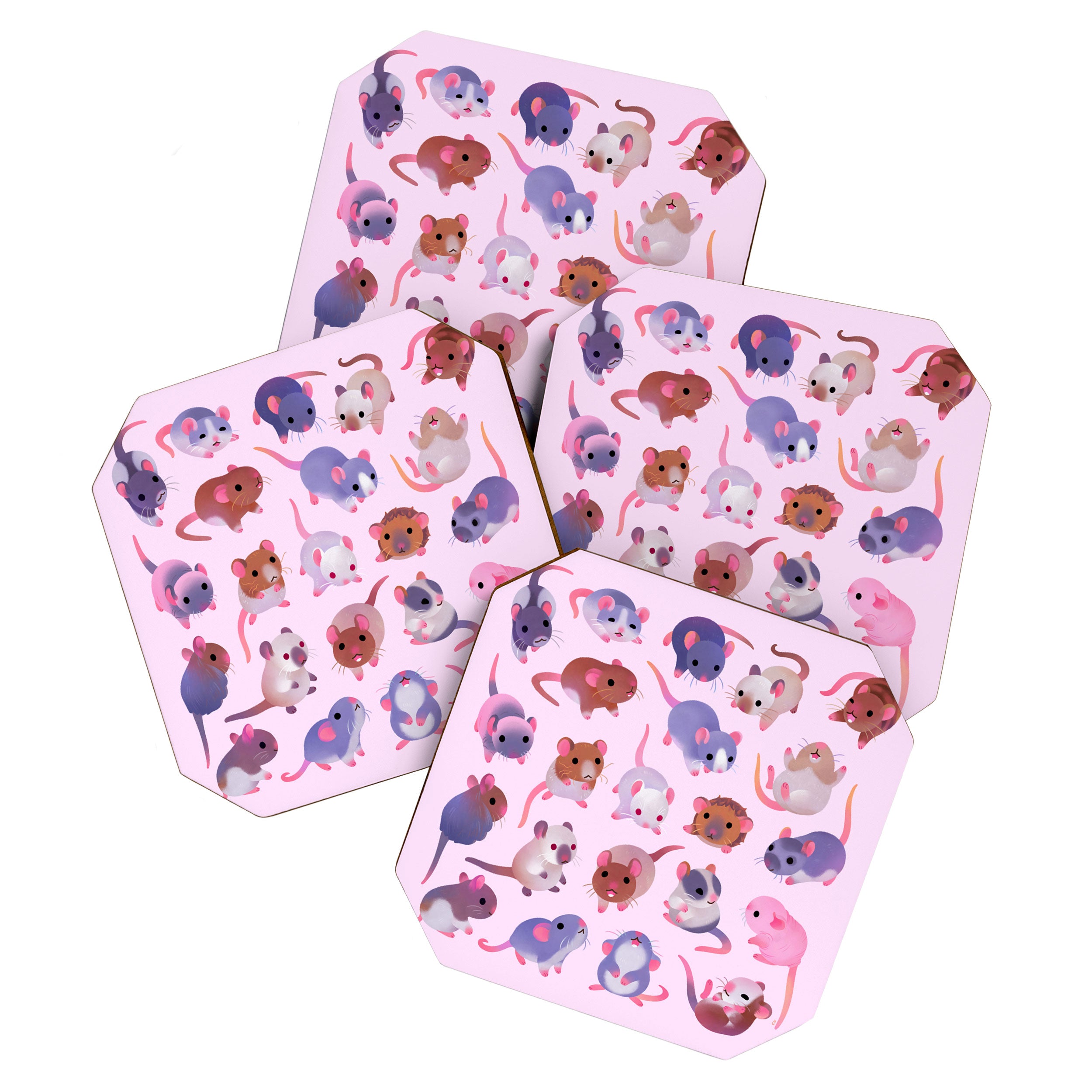 Fancy rat Coaster Gallery Image 1