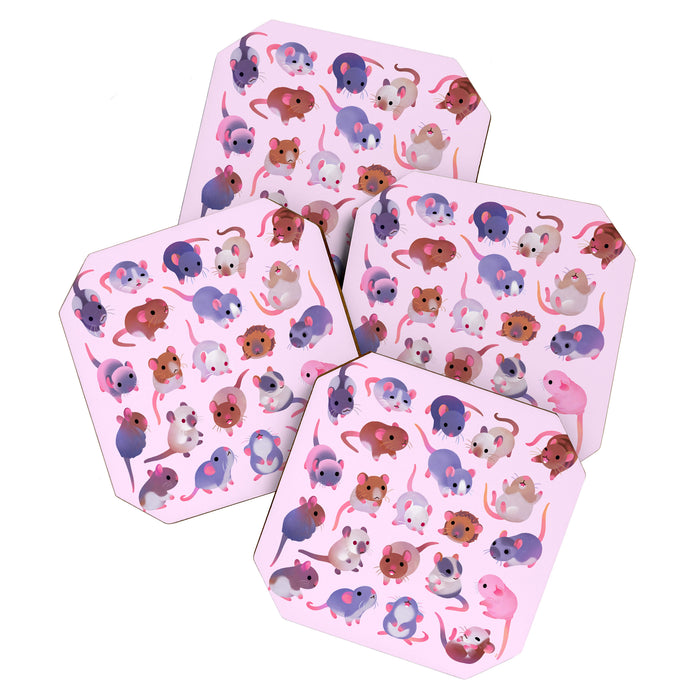 Fancy rat Coaster Gallery Image 1