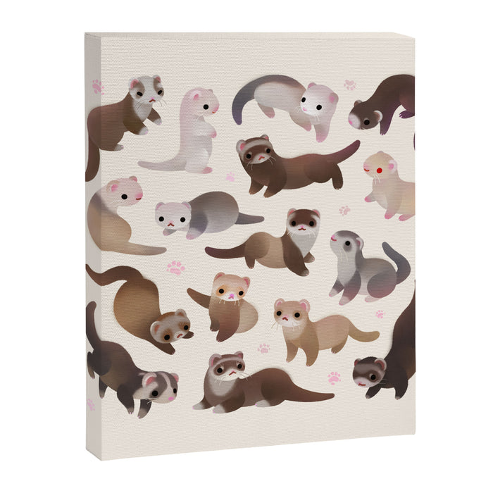 Ferret Canvas Print Gallery Image 1