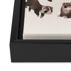 Ferret Framed Canvas Print Gallery Image 3