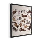 Ferret Framed Canvas Print Gallery Image 2