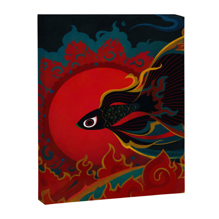 Fire fish Canvas Print Gallery Image 1