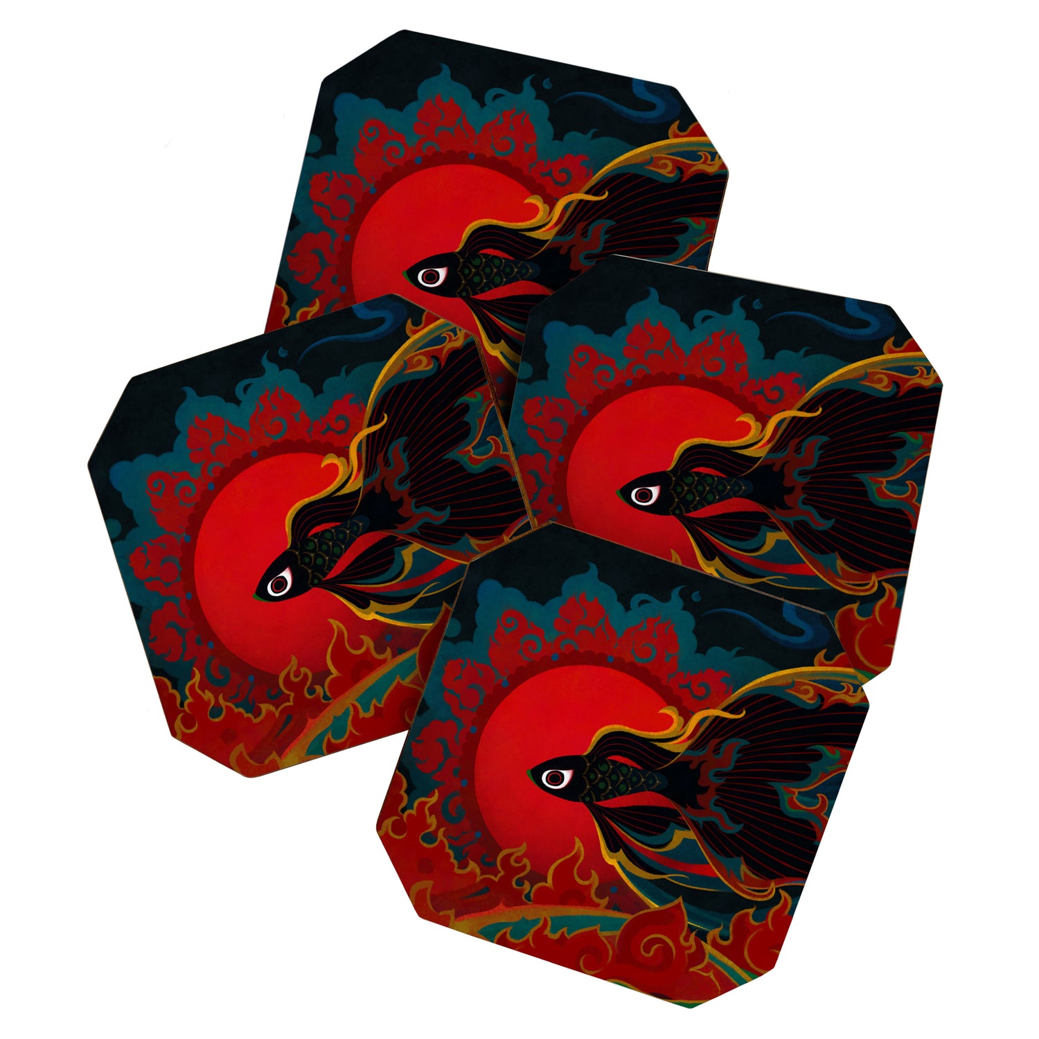 Fire fish Coaster Gallery Image 1