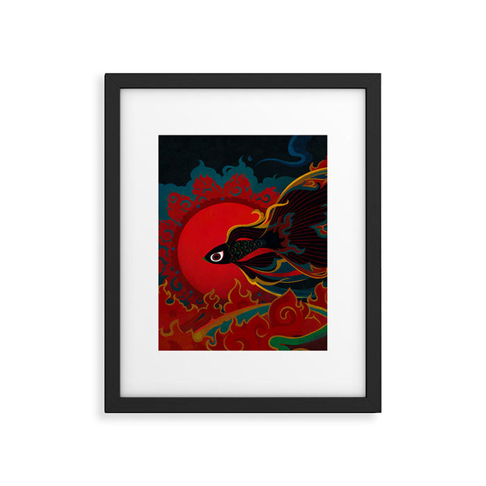Fire fish Framed Art Print Gallery Image 1