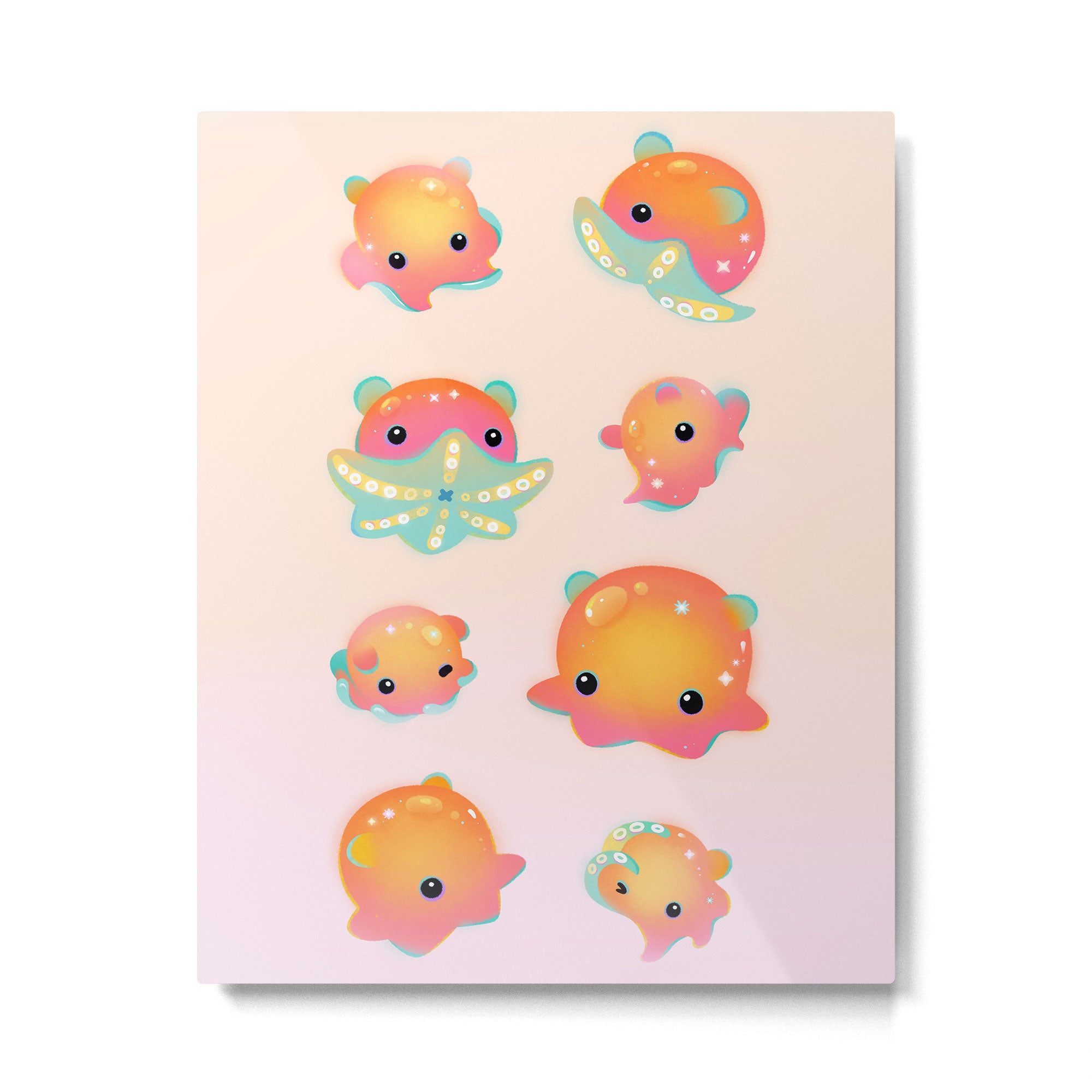 Flapjack octopus Metal Print Gallery Image 6