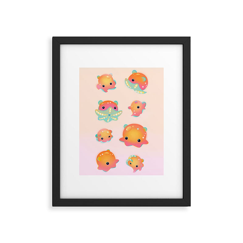 Flapjack octopus Framed Art Print Gallery Image 6