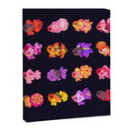 Flower goldfish - dark Canvas Print Gallery Image 8