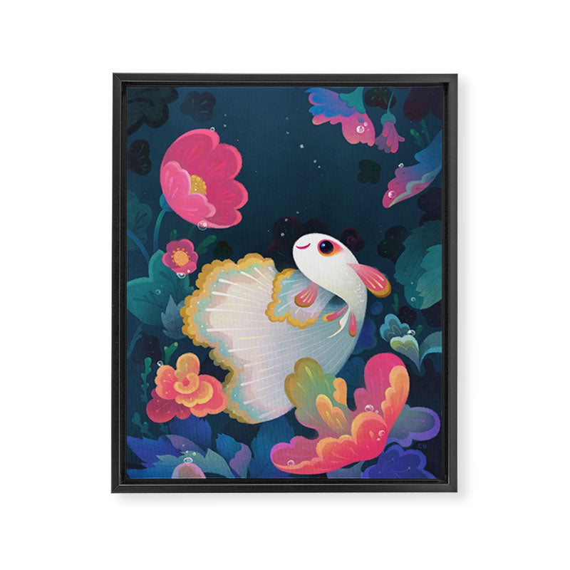 Flower guppy Framed Canvas Print Gallery Image 6