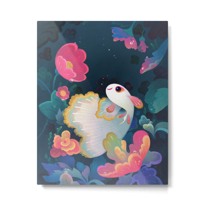 Flower guppy Metal Print Gallery Image 1