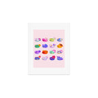 Flower sea slug - pastel Art Print Gallery Image 1