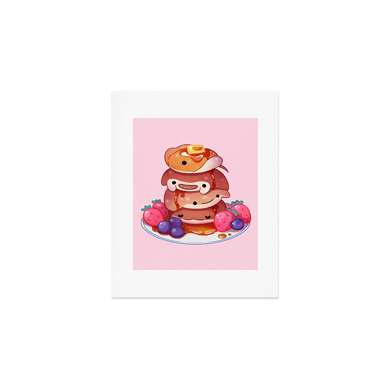 Fluffy sea pancakes Art Print Gallery Image 1