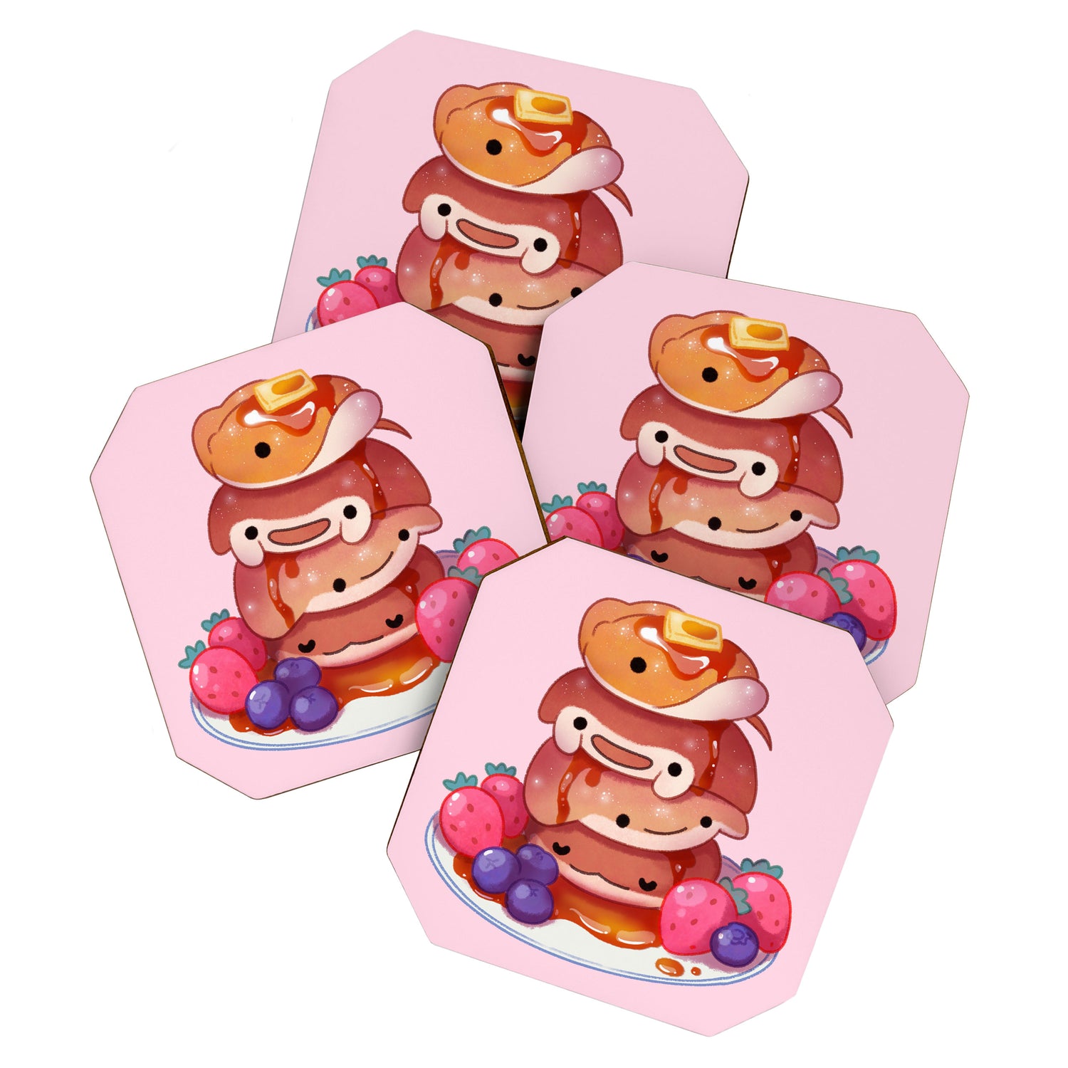 Fluffy sea pancakes Coaster Gallery Image 1