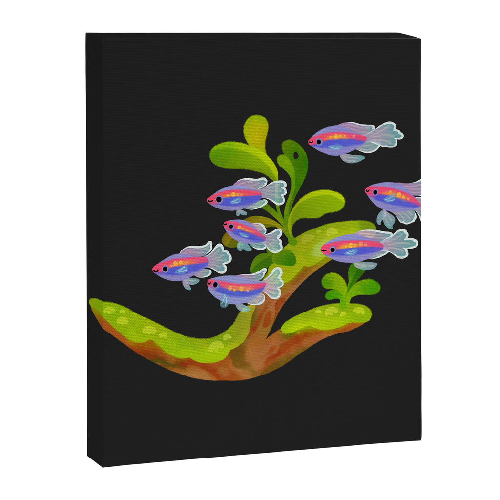 Freshwater fish and plants 1 Canvas Print Gallery Image 8