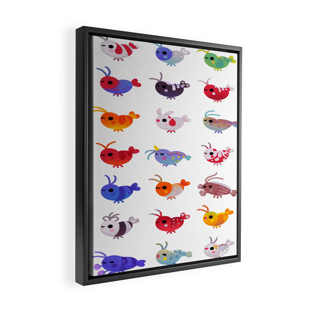 Freshwater shrimp Framed Canvas Print Gallery Image 2