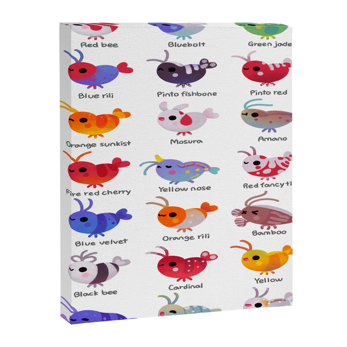 Freshwater shrimp - name Canvas Print Gallery Image 1