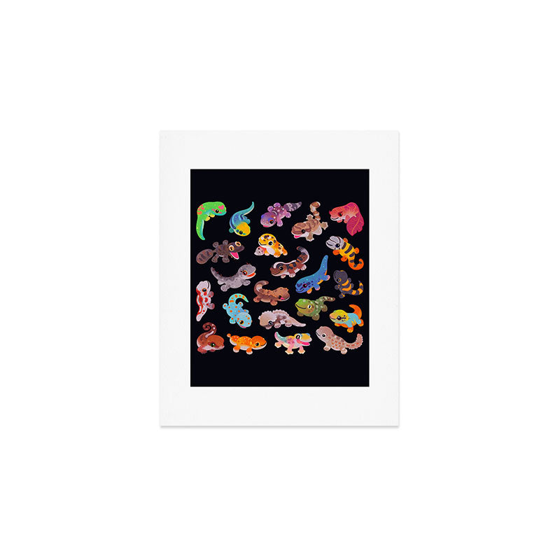 Gecko Art Print Gallery Image 1