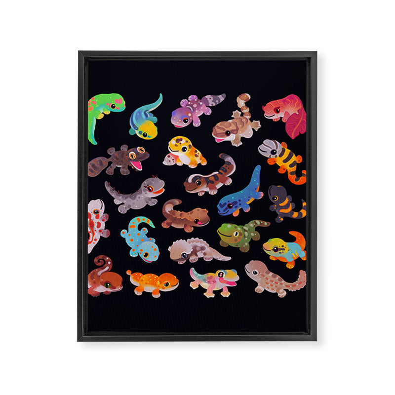 Gecko Framed Canvas Print Gallery Image 6