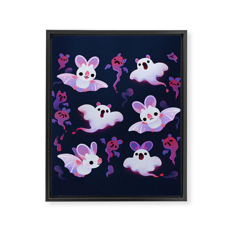 Ghost bat Framed Canvas Print Gallery Image 8