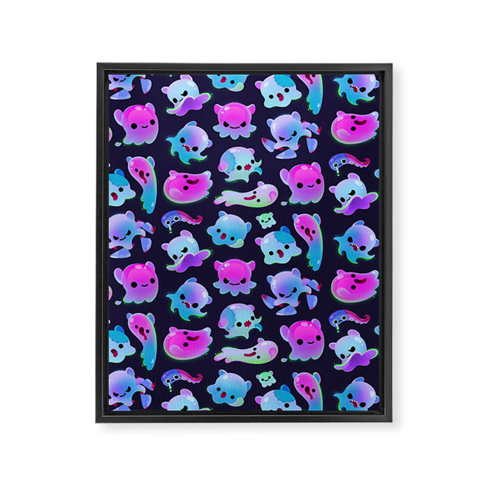 Ghost octopus Framed Canvas Print Gallery Image 1