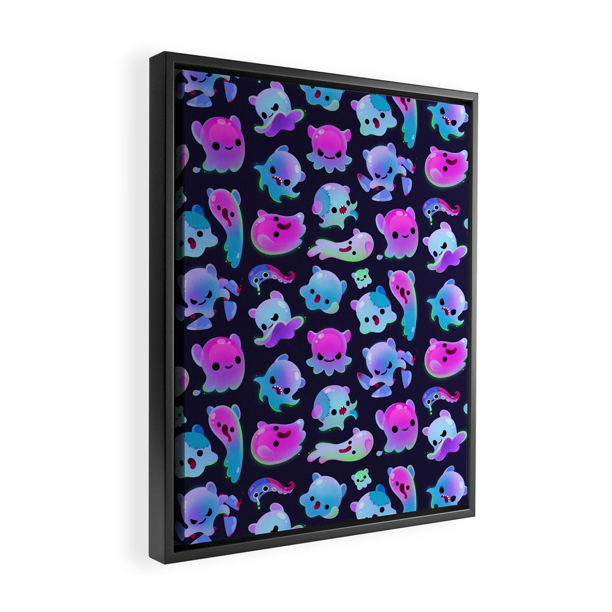 Ghost octopus Framed Canvas Print Gallery Image 2